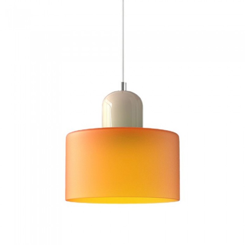 Nordic Morandi Cylinder Glass Pendant Light S66