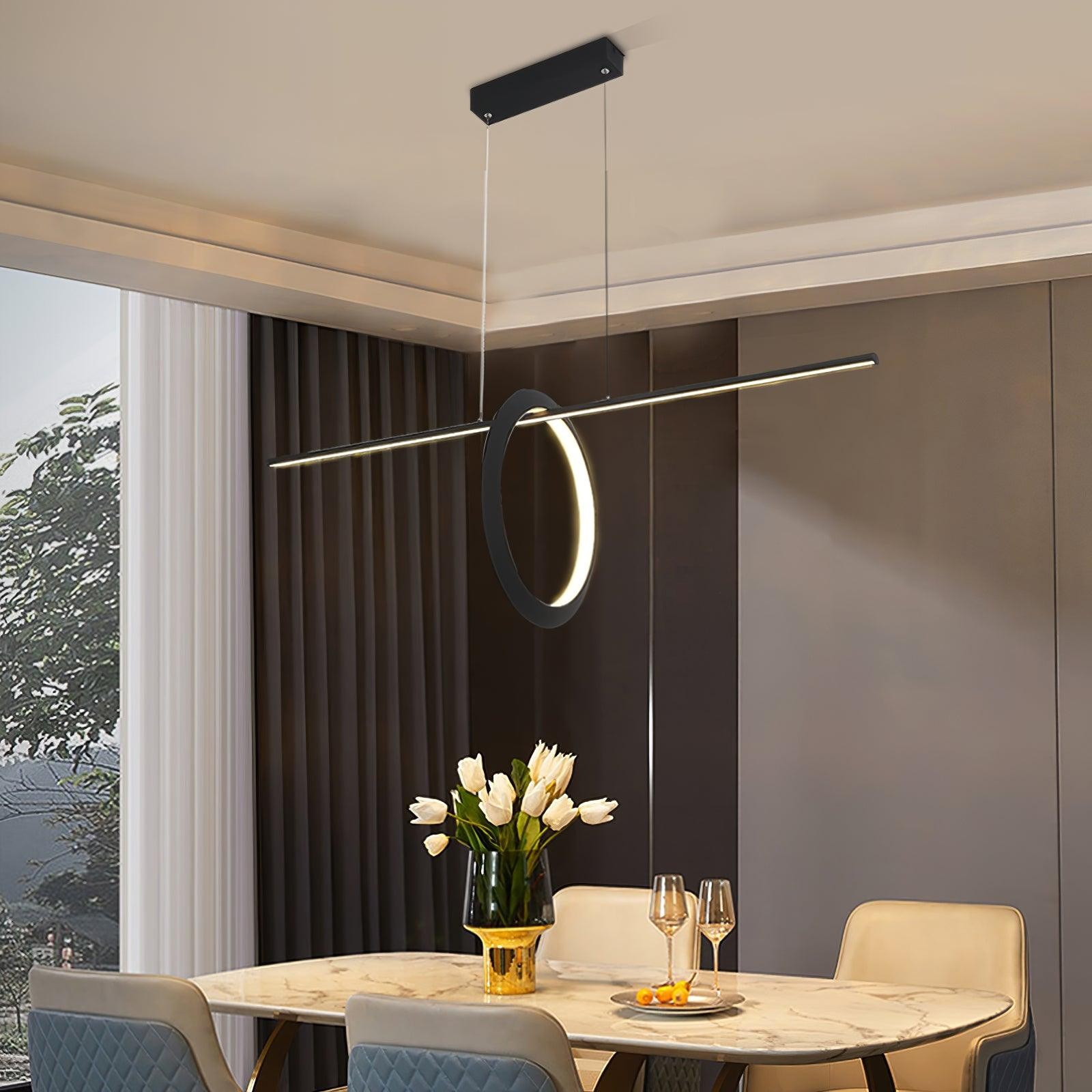 Minimalist High-End Geometric Line Pendant Light M445