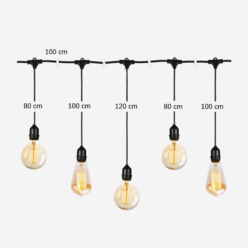 Bulb Chain Pendant Light