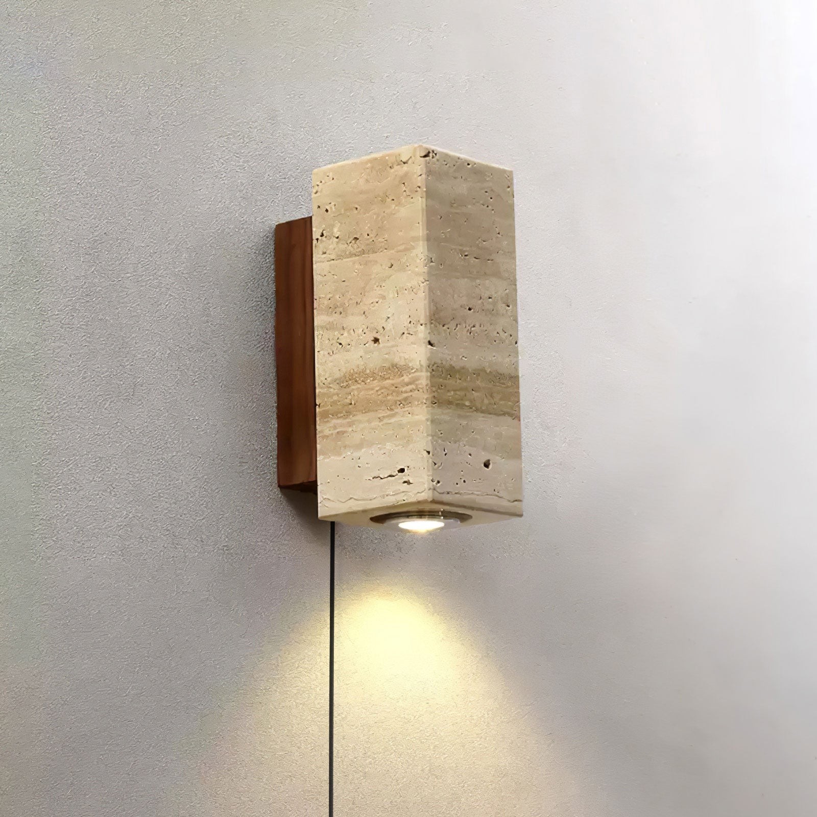 Vintage Marble Travertine Wall Lamp M475