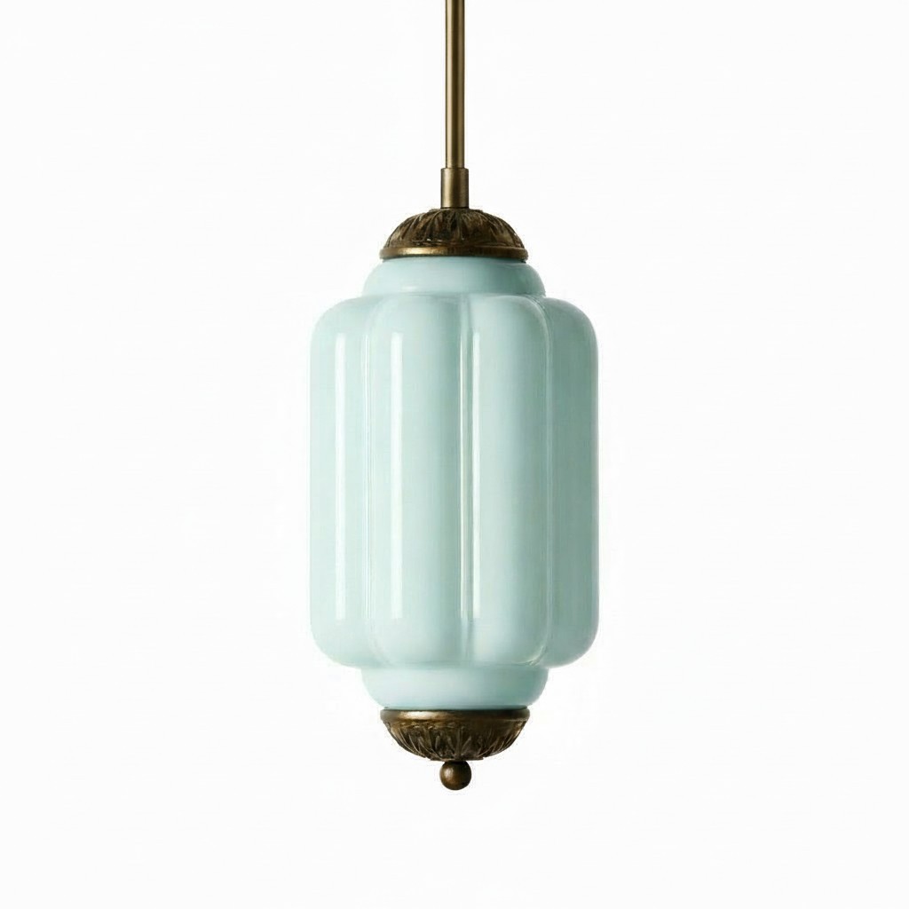 Eloise Vintage Glass Pendant Light - Elegant Pendant Lamp for Living Room G23