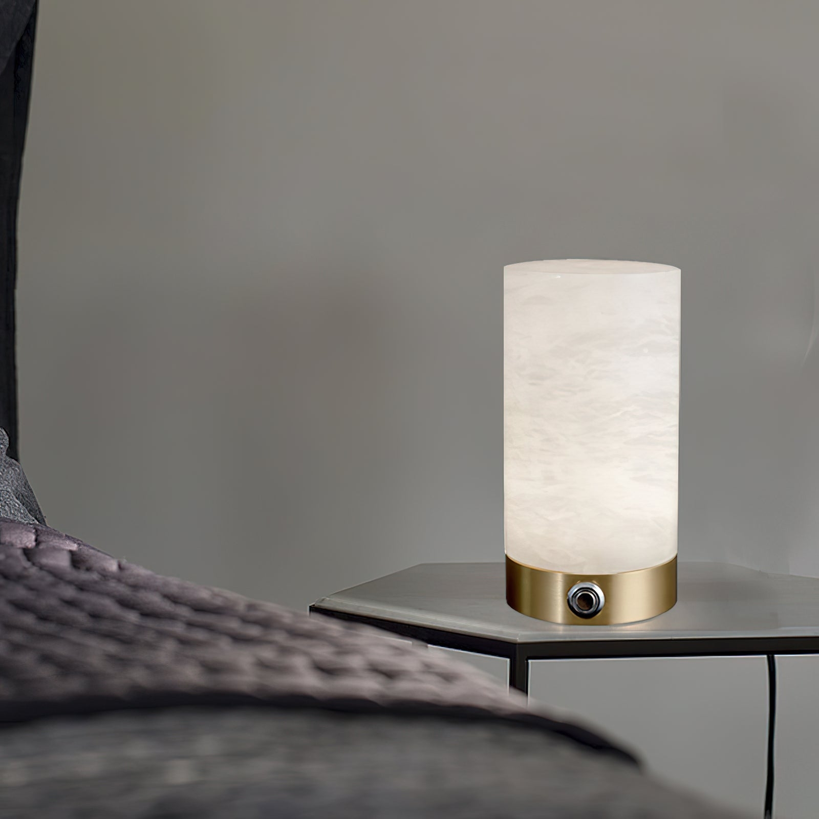 Totem Alabaster Table Lamp T1723
