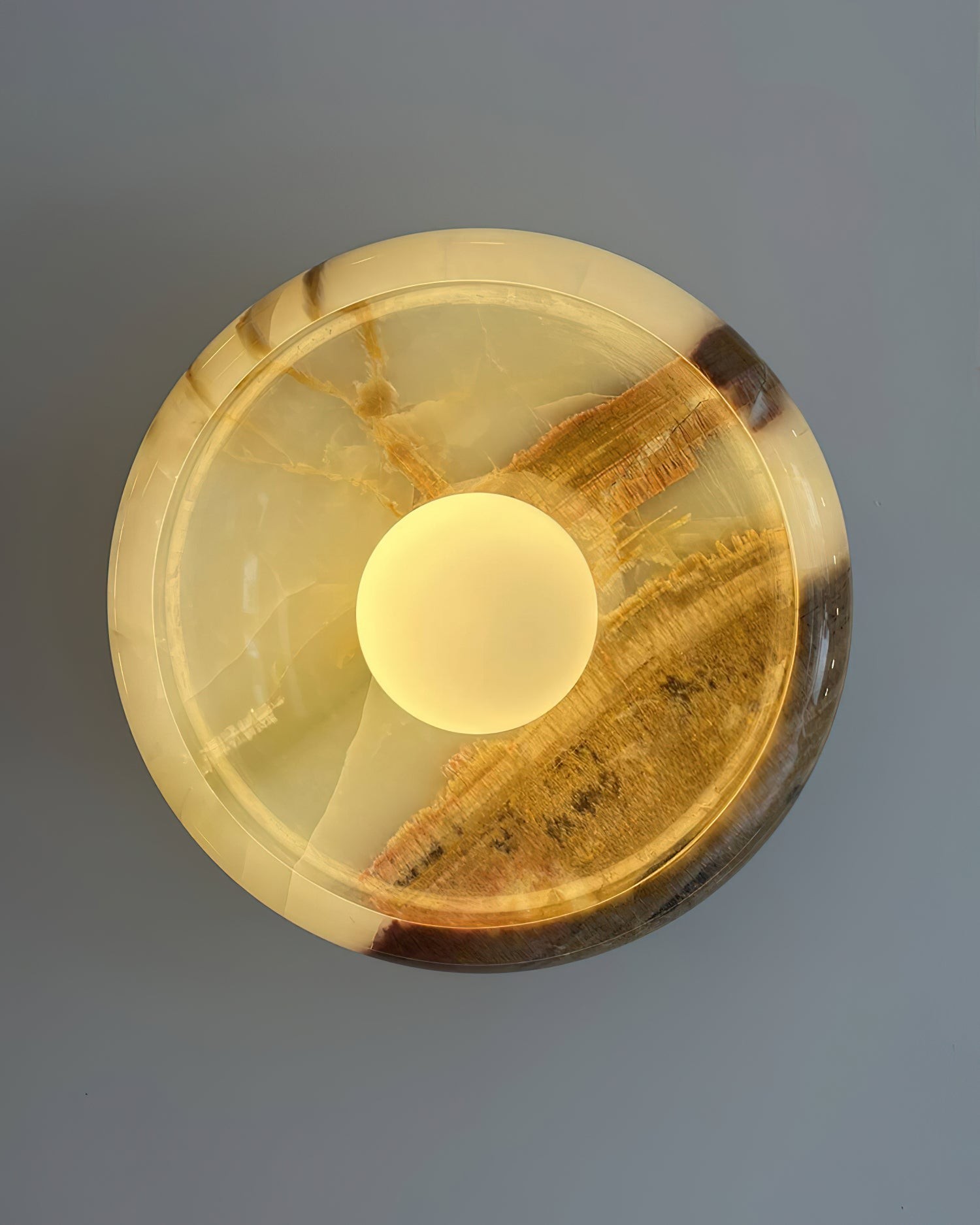 Bowl - Shaped Marble Wall Lamp P064