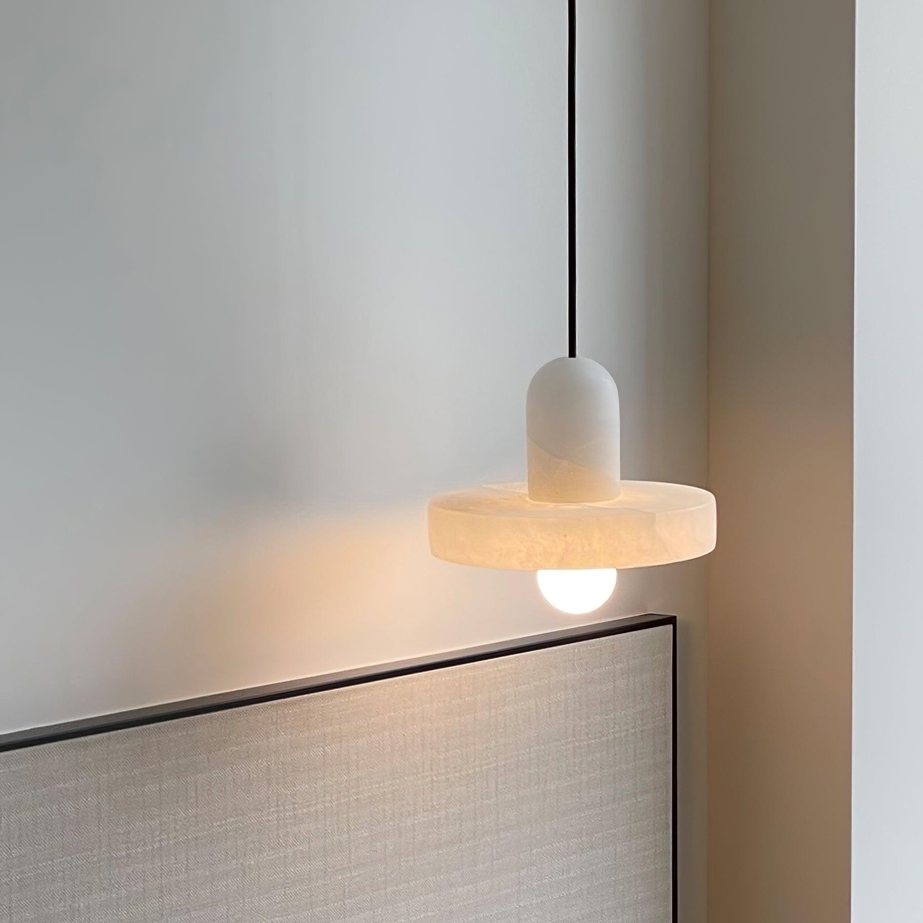 Elegant Creative White Alabaster Pendant Light G10