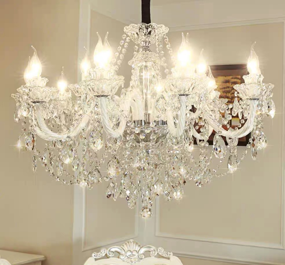 Candlestick Crystal Chandelier