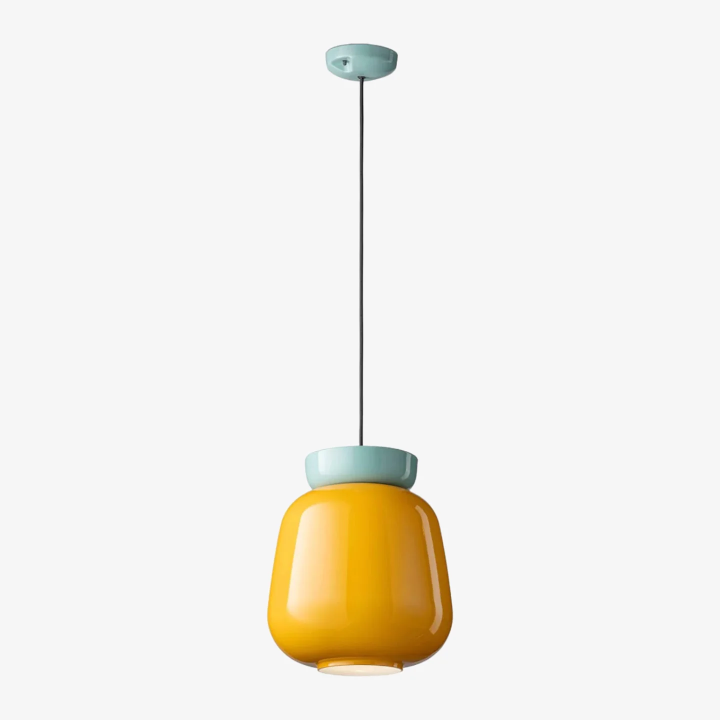 Fiesta Colorful Bowl-Shaped Pendant Light - Modern Ceramic for Dining Room T068