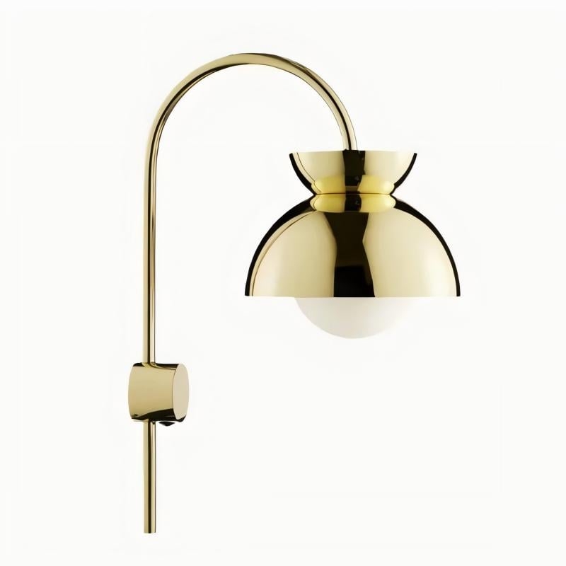 Aurelia Wall Lamp with Tiered Dome Design in Modern Metal for Bedroom or Hallway T788