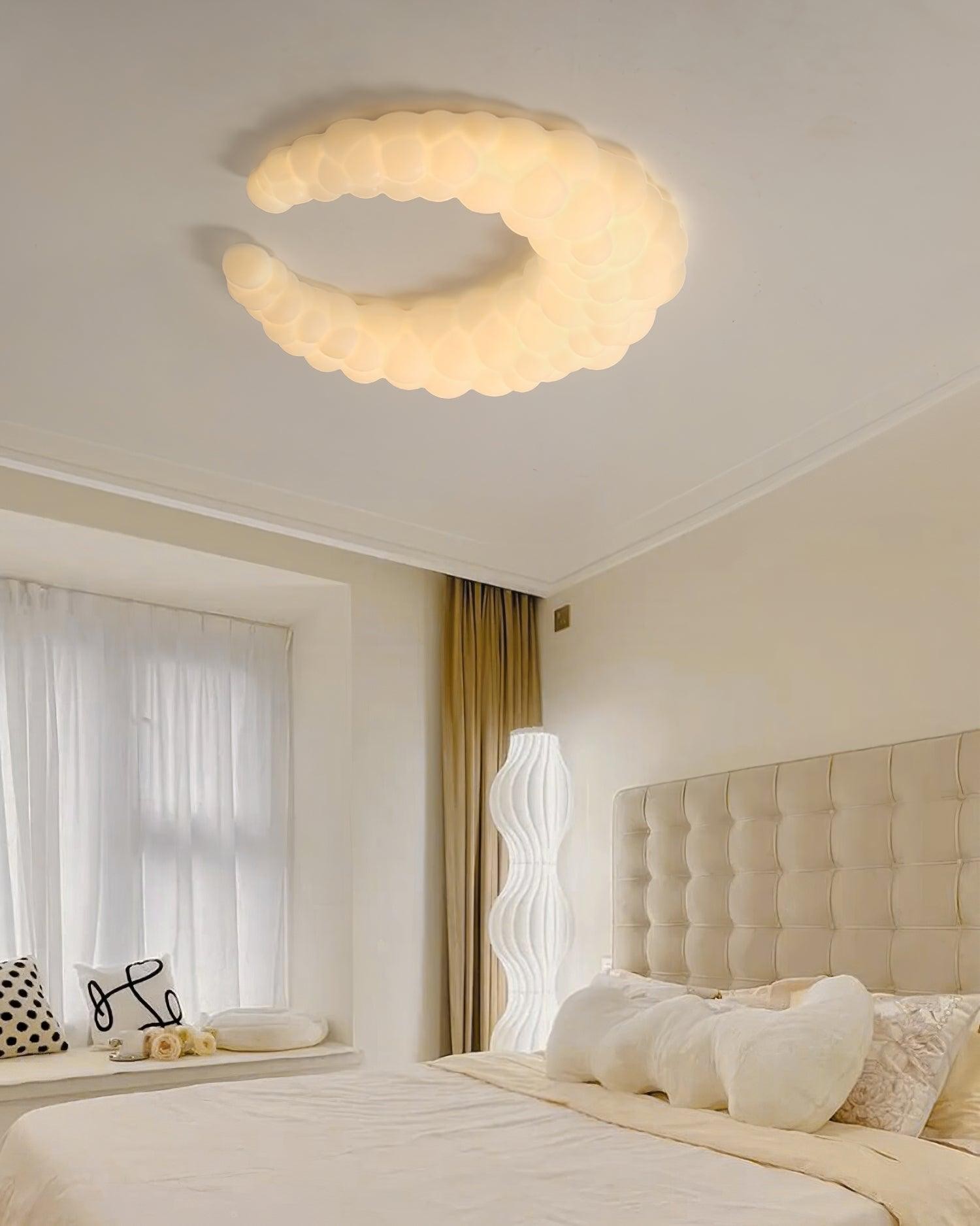 Cream Style Moon Ceiling Lamp M478
