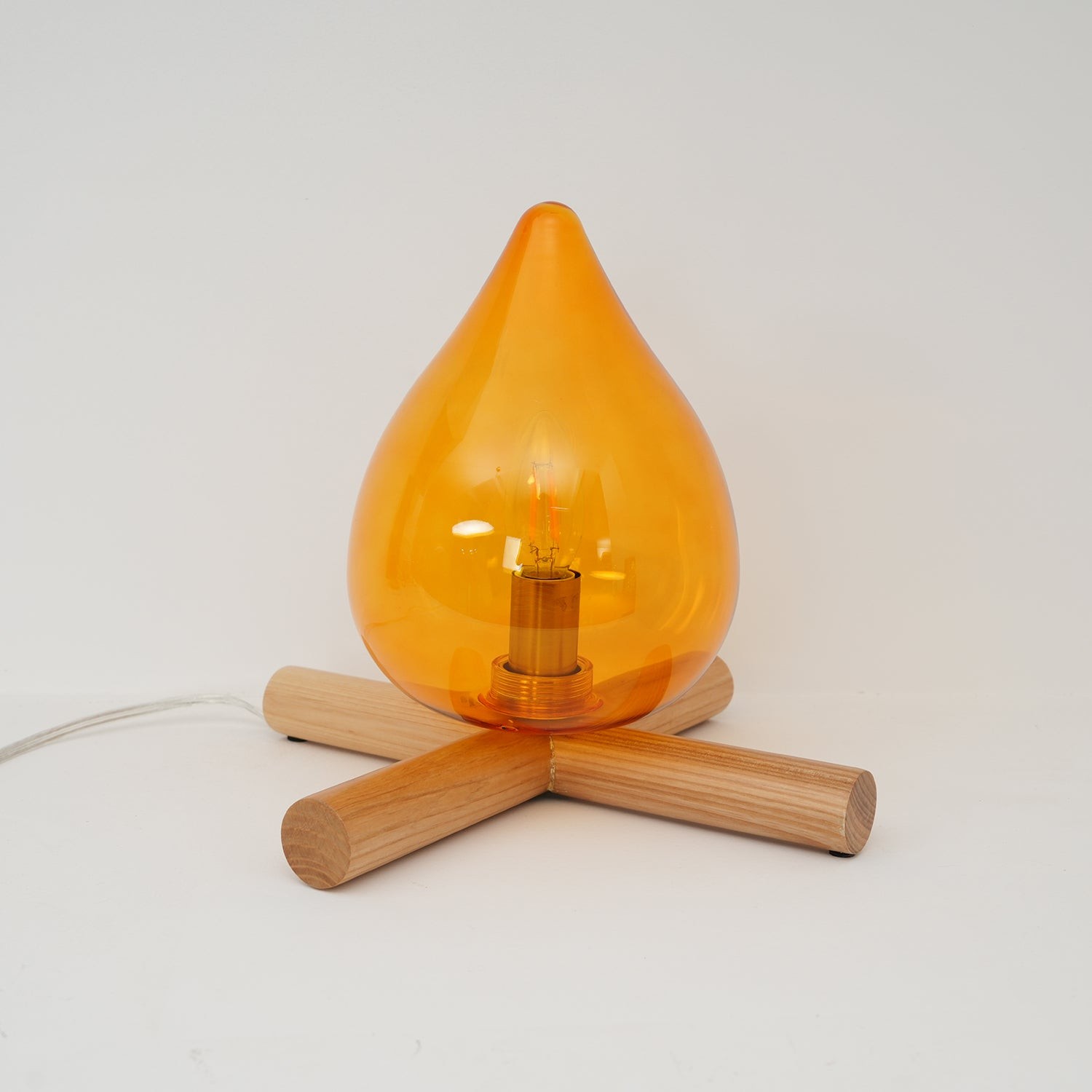 Funny Fire Shape Small Flame Table Lamp M55