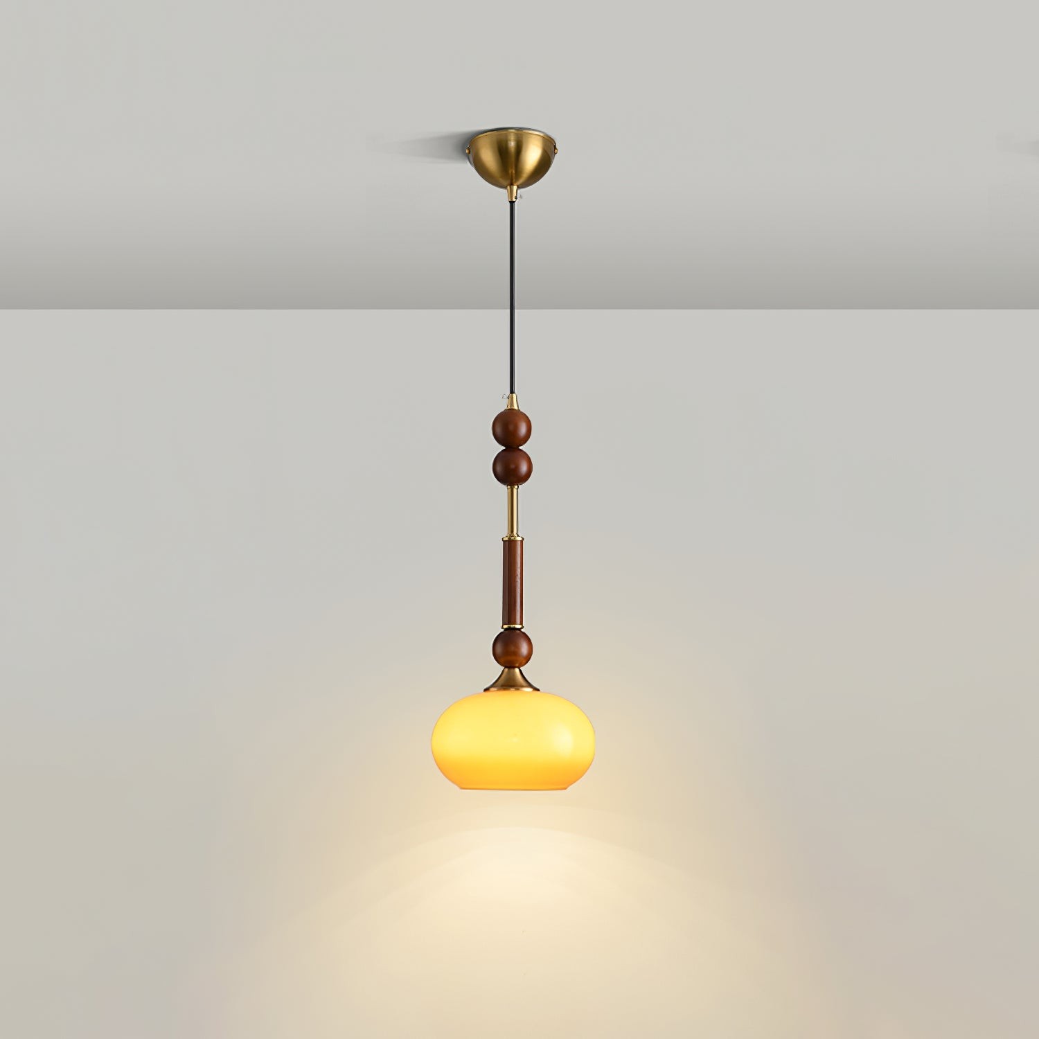 Retro Solid Wood Series Pendant Lamp M420
