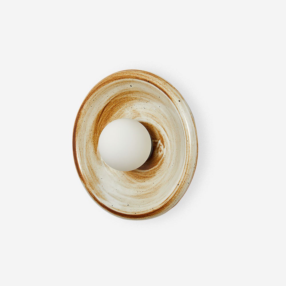 Round Ceramic Track Wall Lamp M121