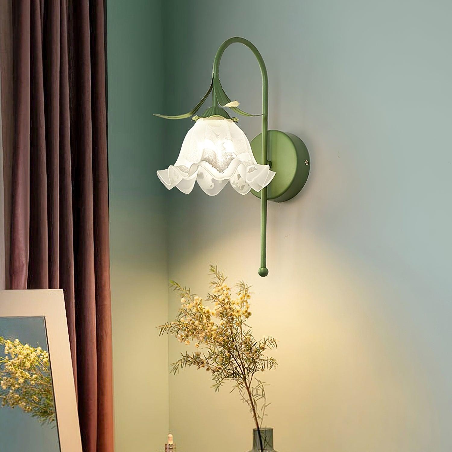 French Cream Style Flower Wall Lamp M47