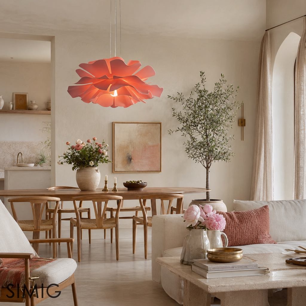 Flower Petal Pendant Light Modern Design - Dining Room Lighting S131