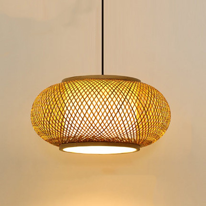 Tea Room Zen Woven Lampshade Pendant Light