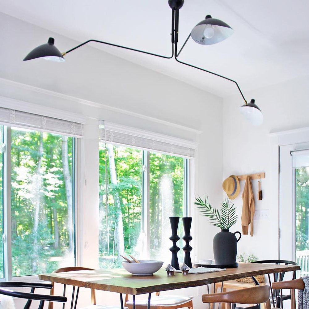 Arclume Arc Ceiling Lamp - Mid Century Multi Arm Light for Living Room