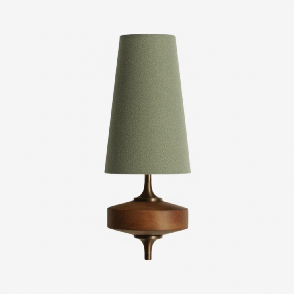 Chrona Rho Fabric Sculpt Wall Lamp - Artistic Contemporary Style T122