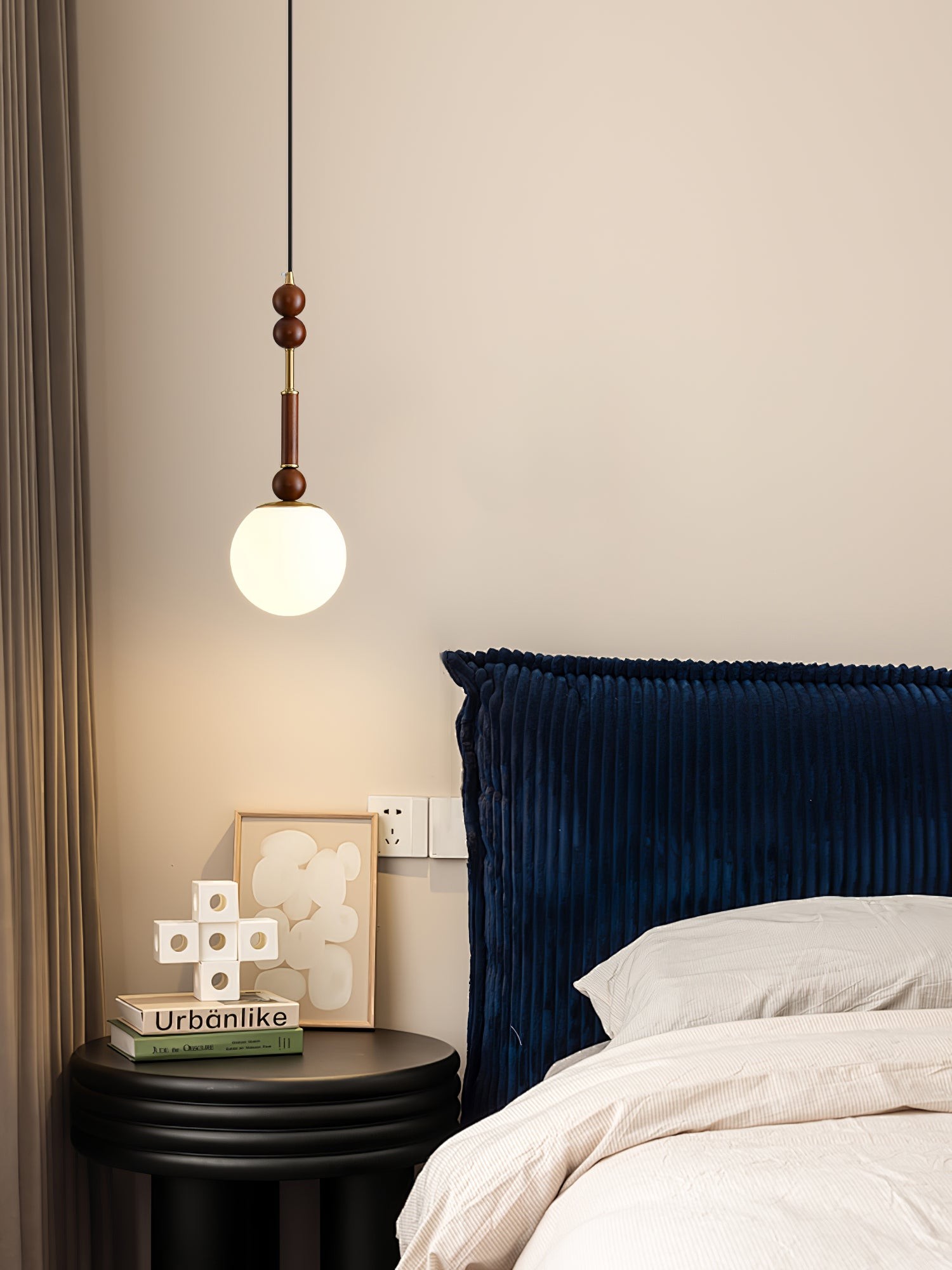 Retro Solid Wood Series Pendant Lamp M420