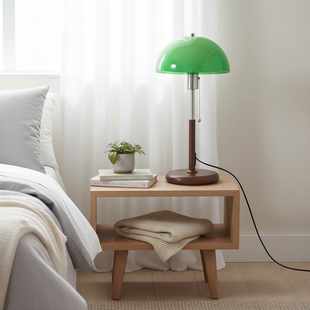 Afterglow Sunset Retro Rounded Shade Table Lamp - Bedroom Night Lamp T582
