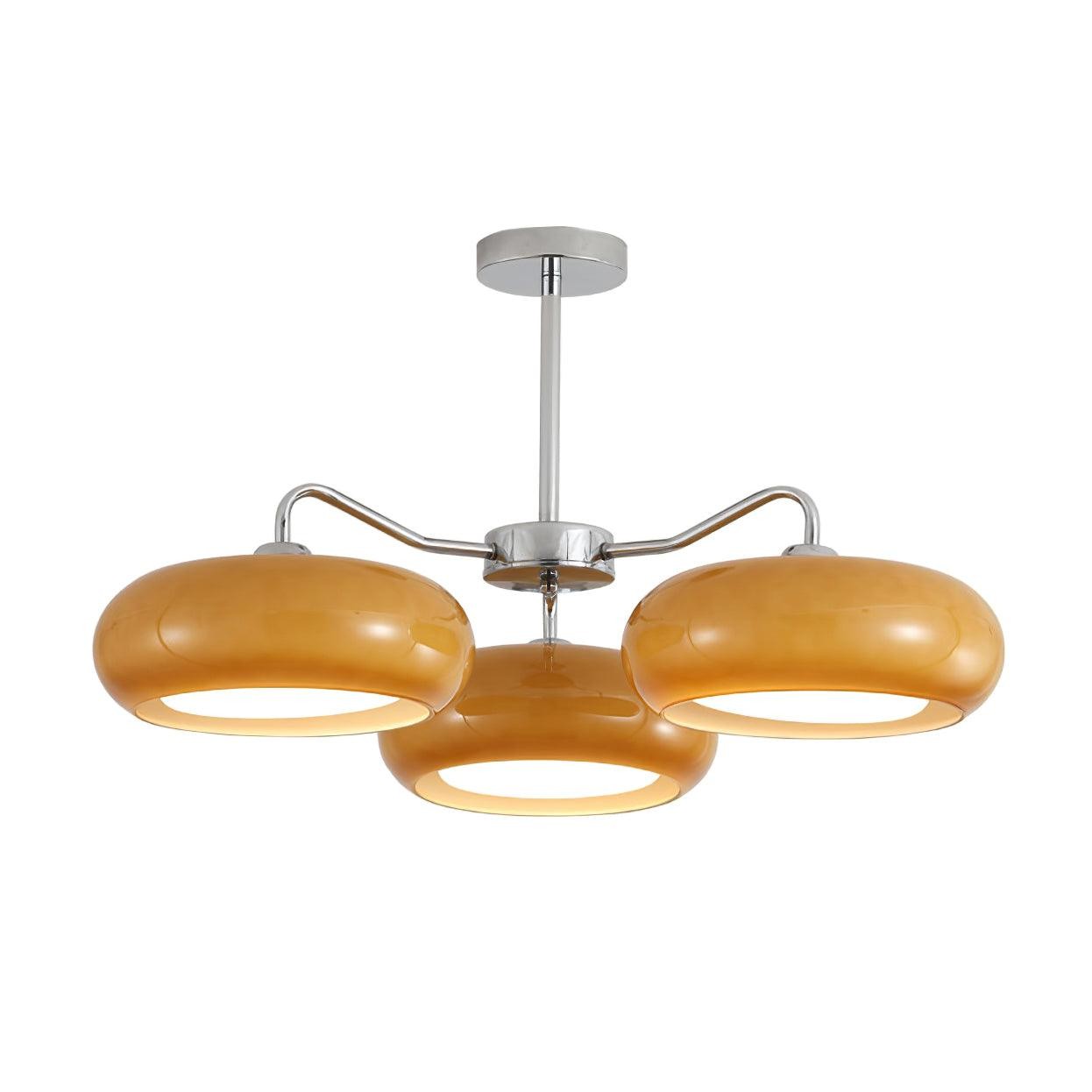 Modern 3 Light Chrome Ceiling Light M223