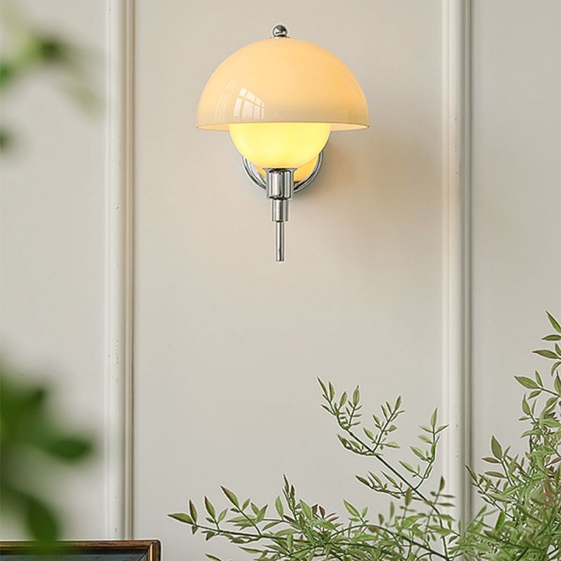 Cream Mushroom Aisle Wall Lamp S157