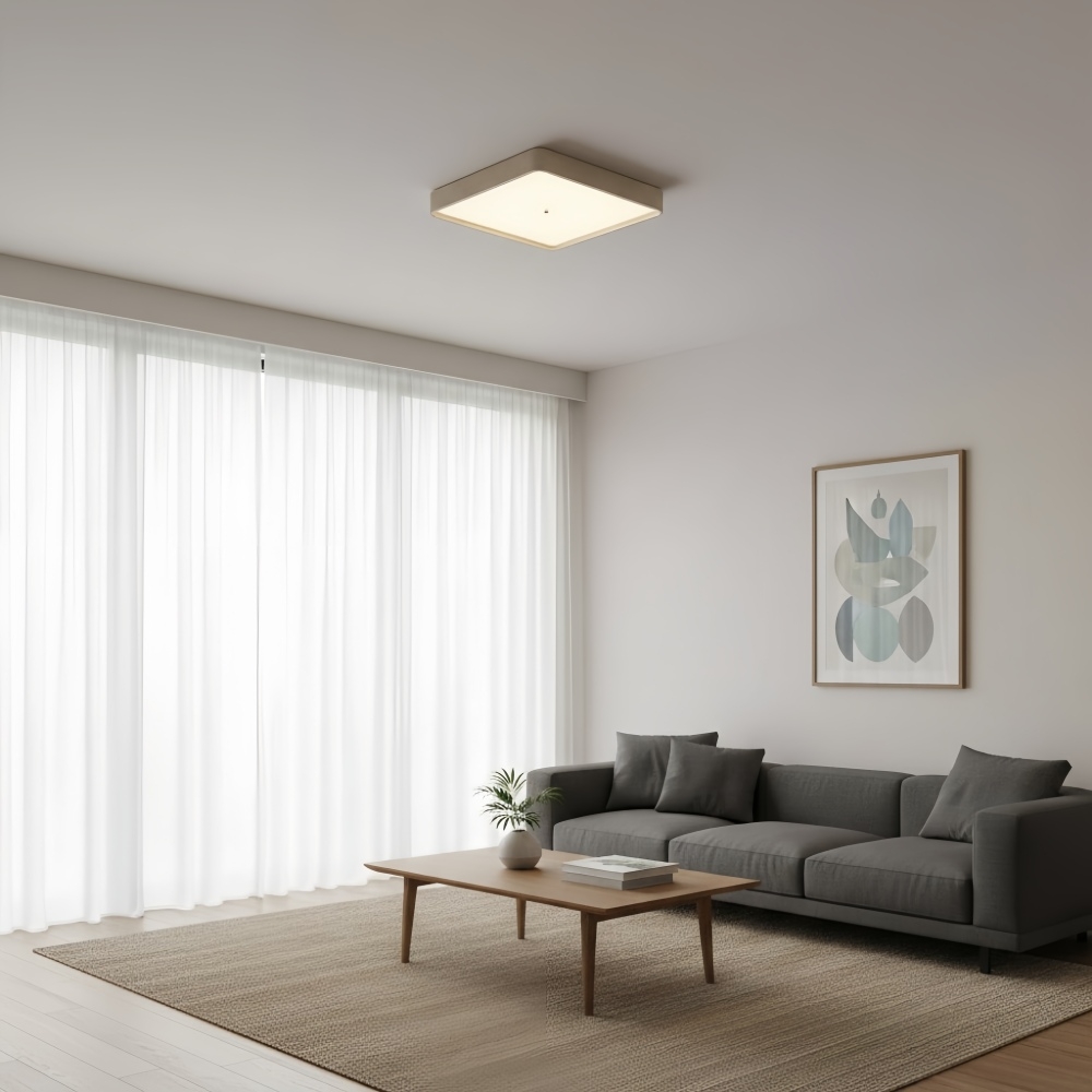 Zenthoris Travertine Ceiling Light Minimalist Flush Mount - Modern Ambient Hallway Lighting T1119