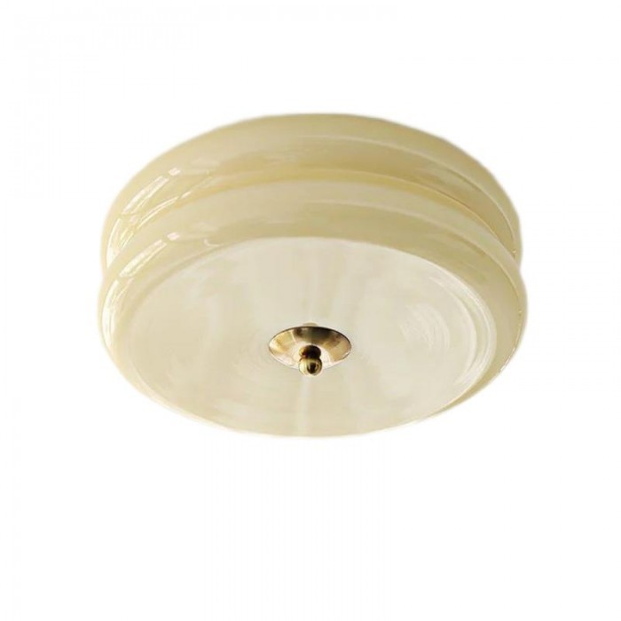 Vintage Glass Flush Mount Ceiling Light S115