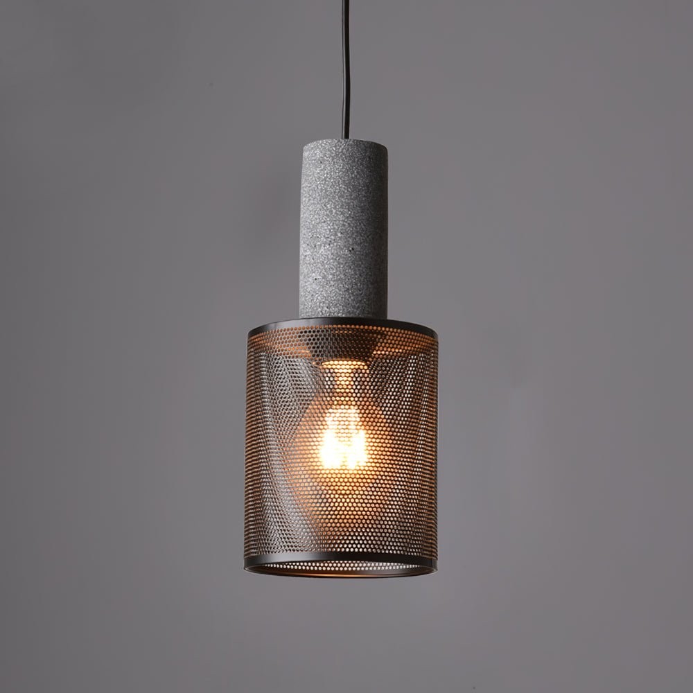 Cement Mesh Pendant Light M566