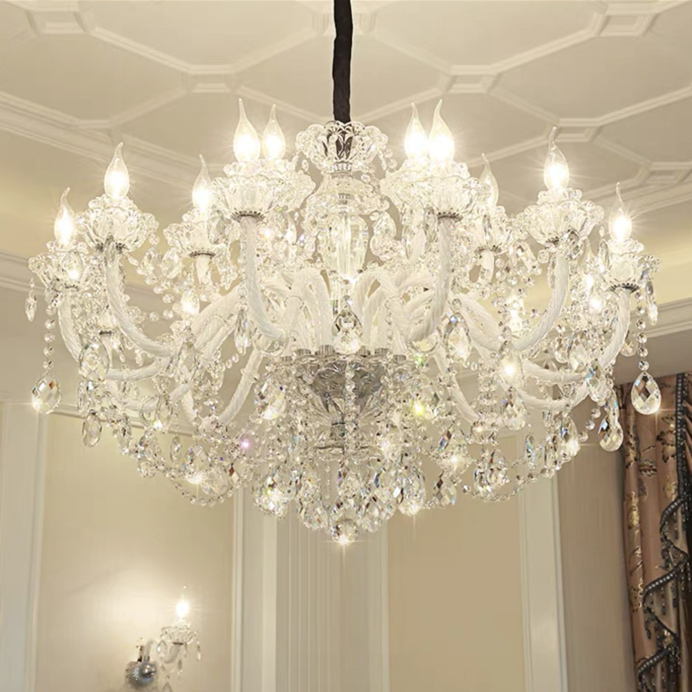 Candlestick Crystal Chandelier