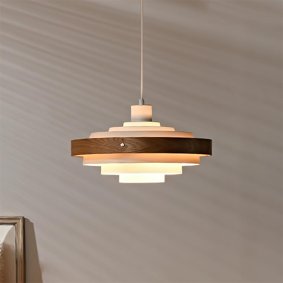 Layervelle Nordic Multi-Tiered Drum Shade Pendant Light M178