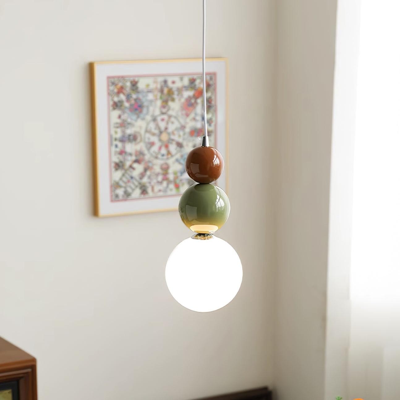 Nordic Cream Modern Simple Dot Pendant Lamp M285