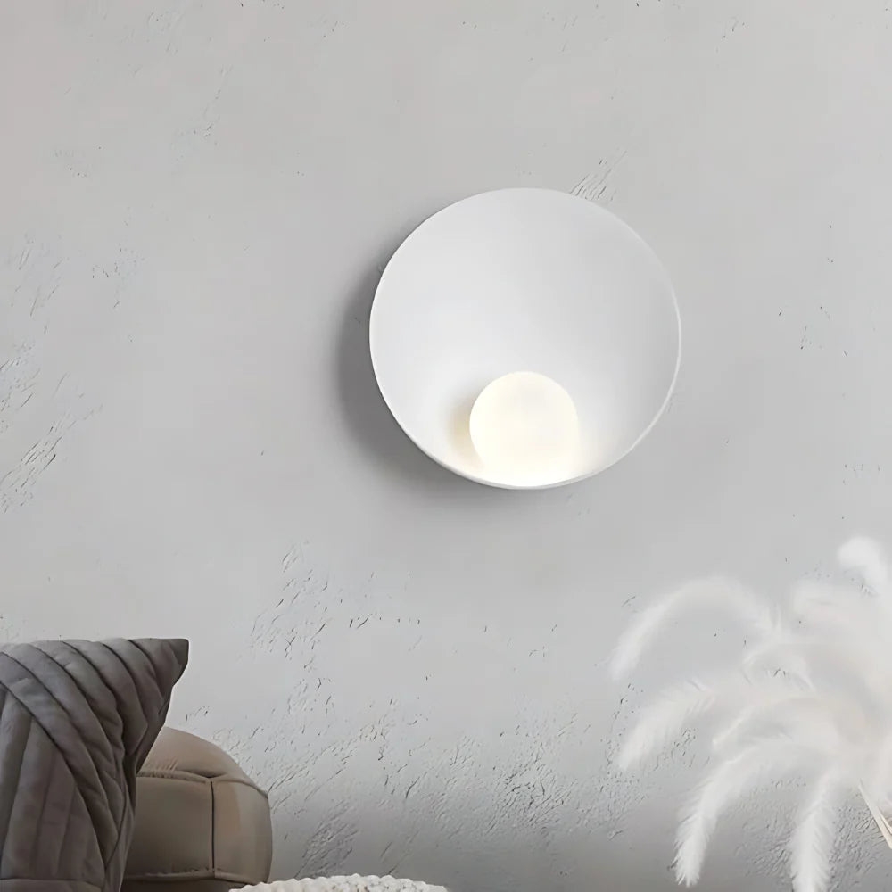 Serenity Modern Resin Japandi Metal Wall Lamp T2017