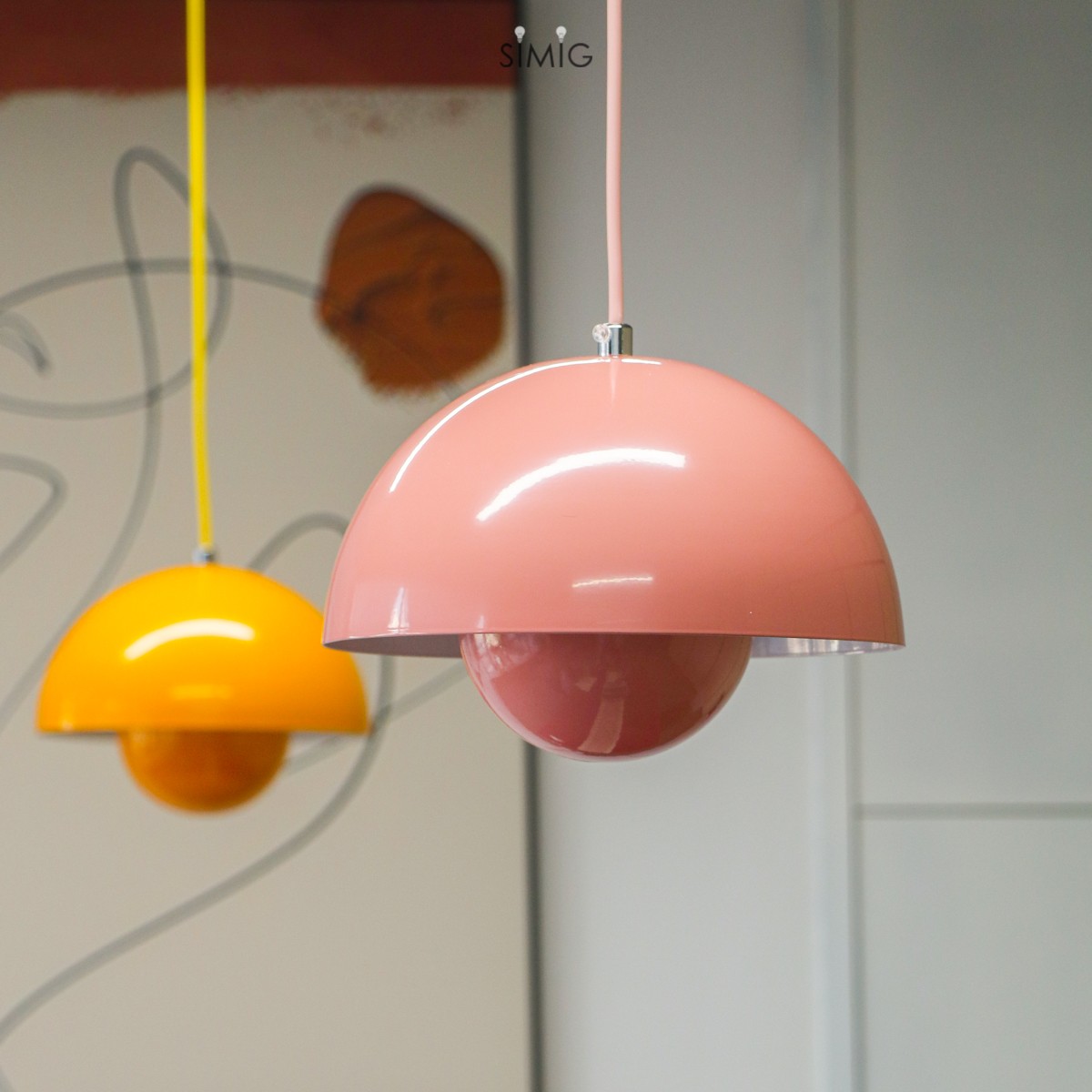 Modern Macaroon Flower Bud Pendant Light S207
