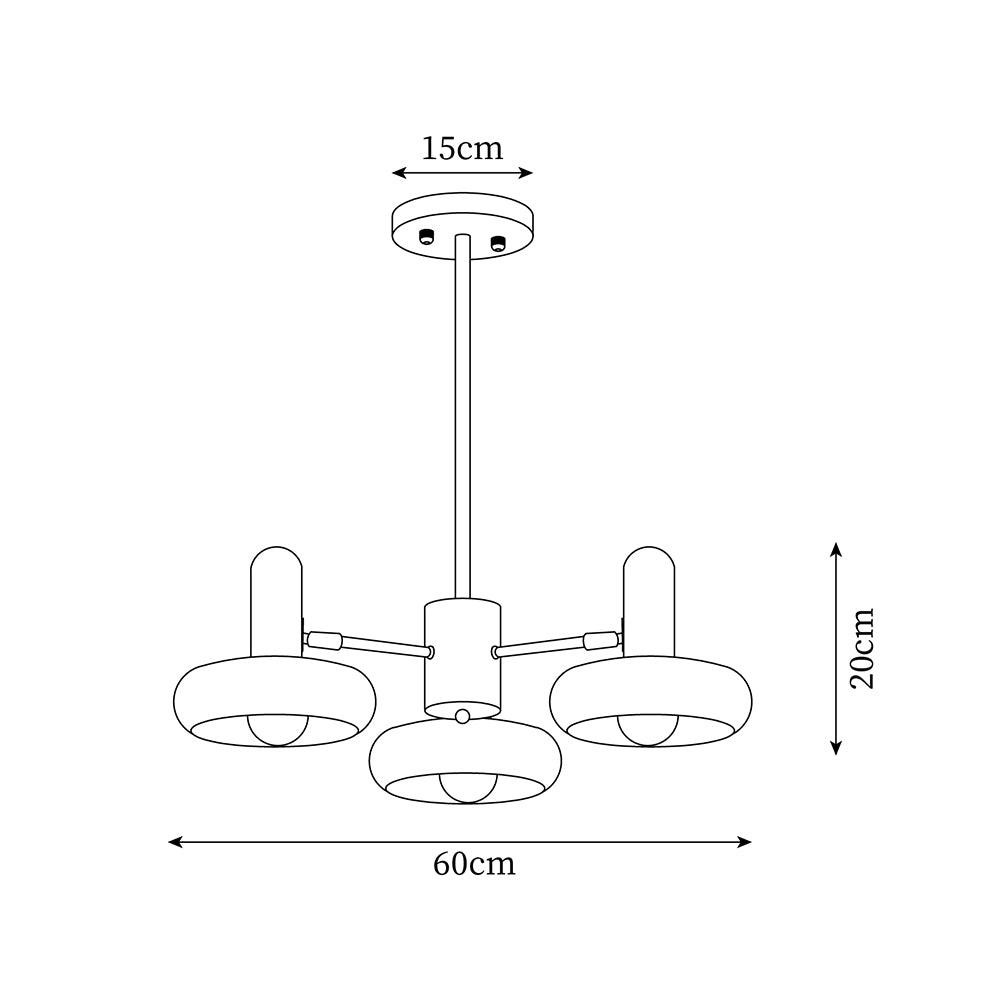 Nordic Trumpets Chandelier M253