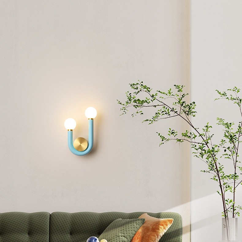 Creative U Shaped Double Head Wall Lamp M91