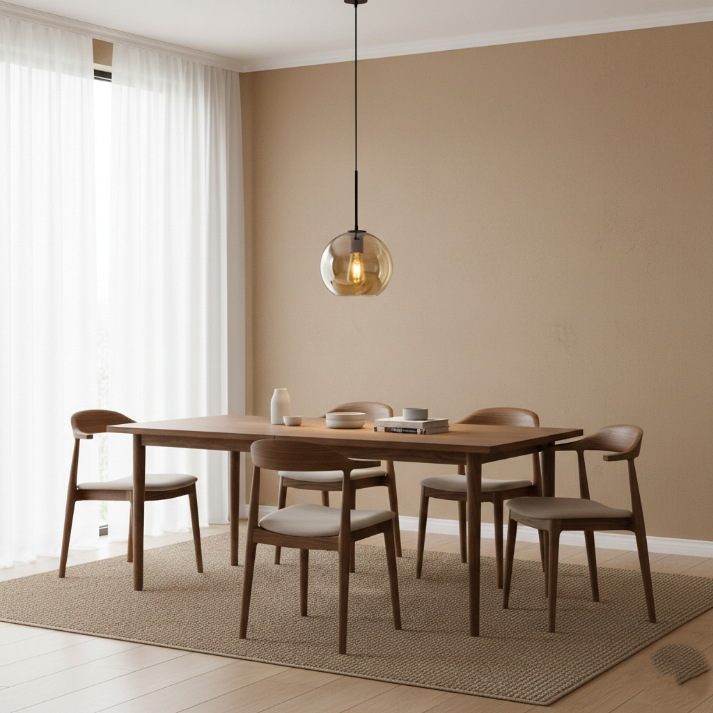 Solara Nordic Spherical Glass Pendant Light T2167