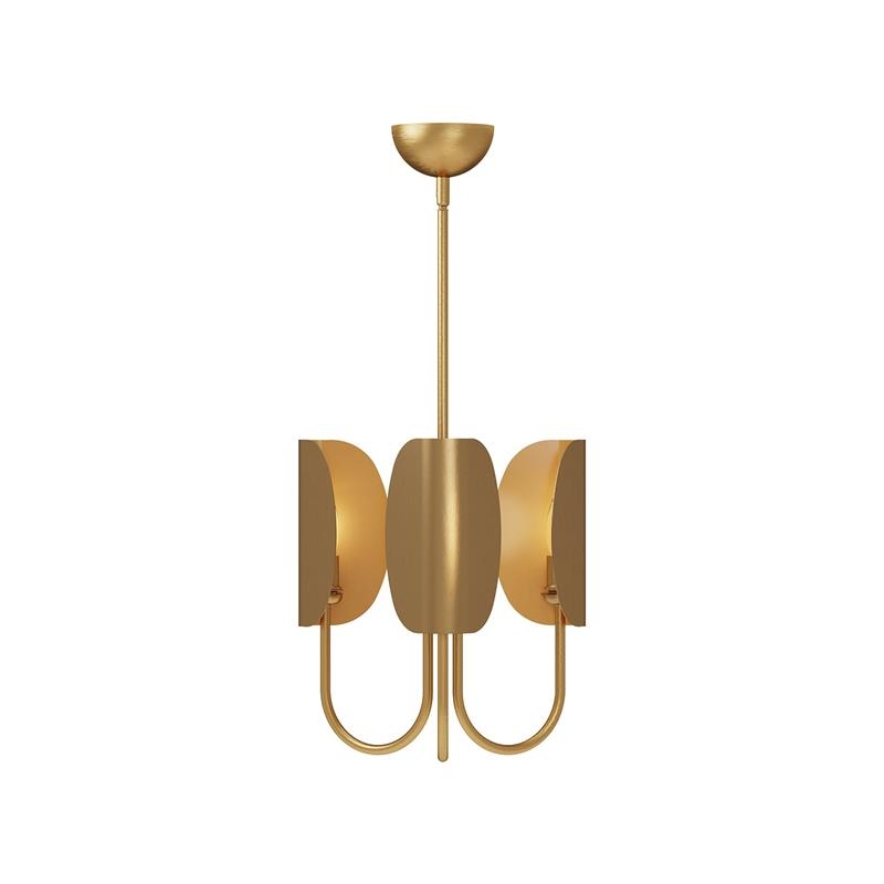 Leaf Brass Chandelier T1772