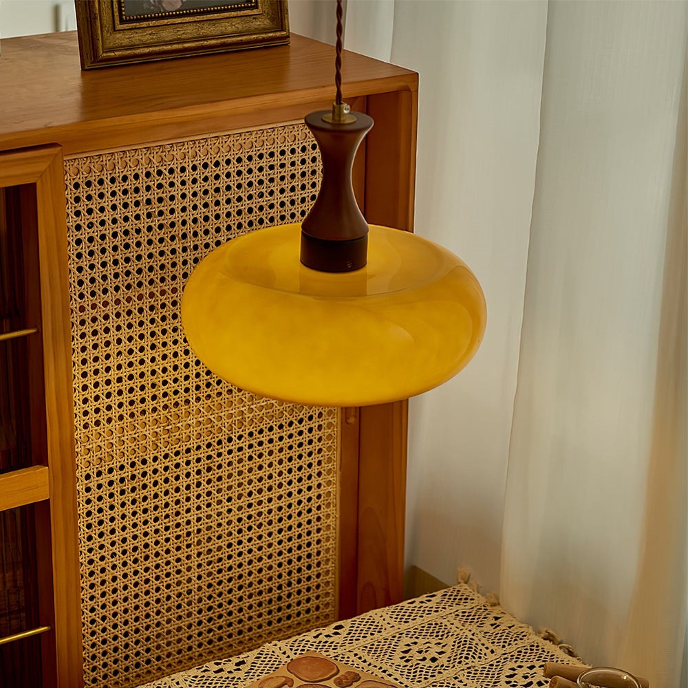 Retro Bauhaus Glass Pendant Light S86