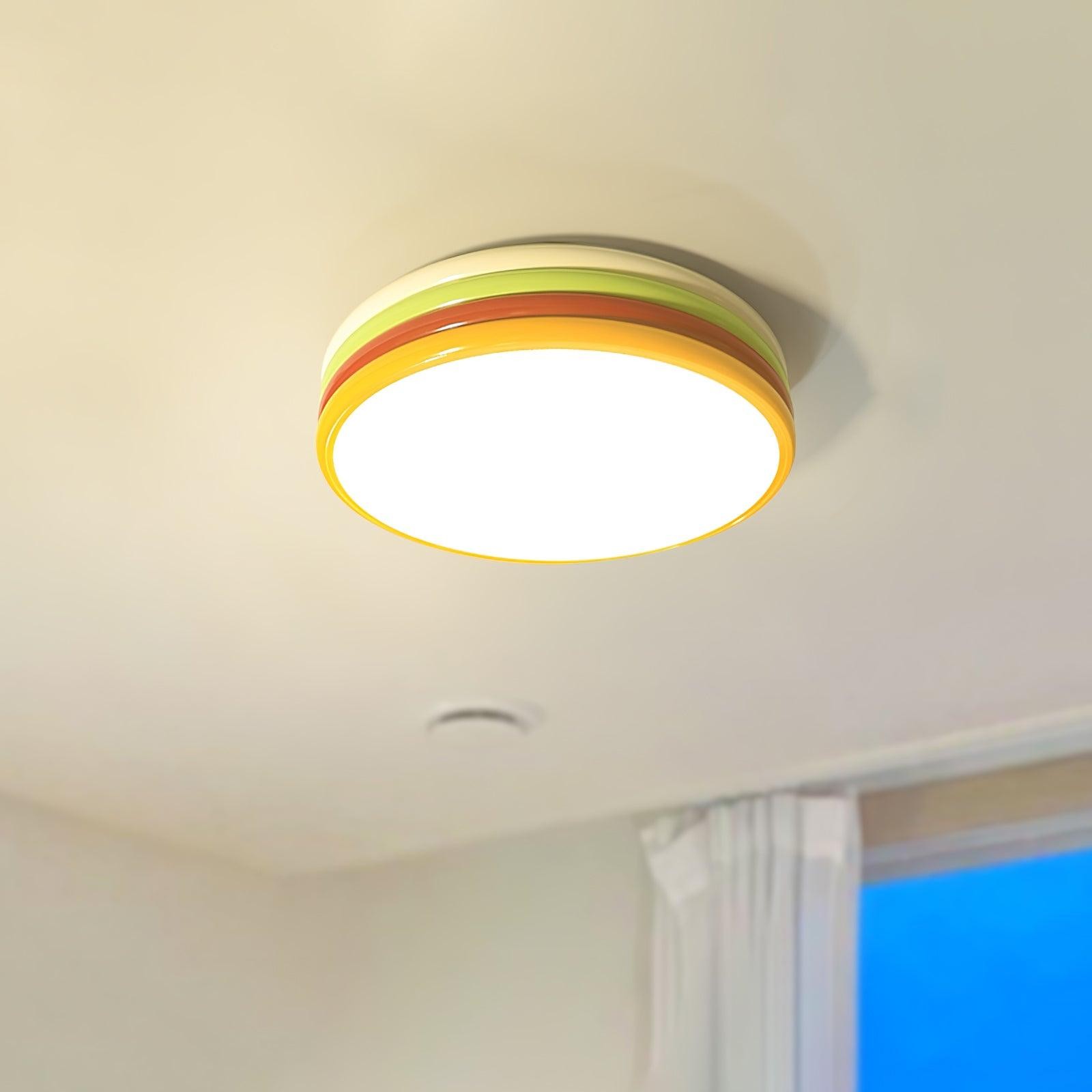 Scandinavian Simple Colorful Acrylic Ceiling Lamp For Bedroom M377