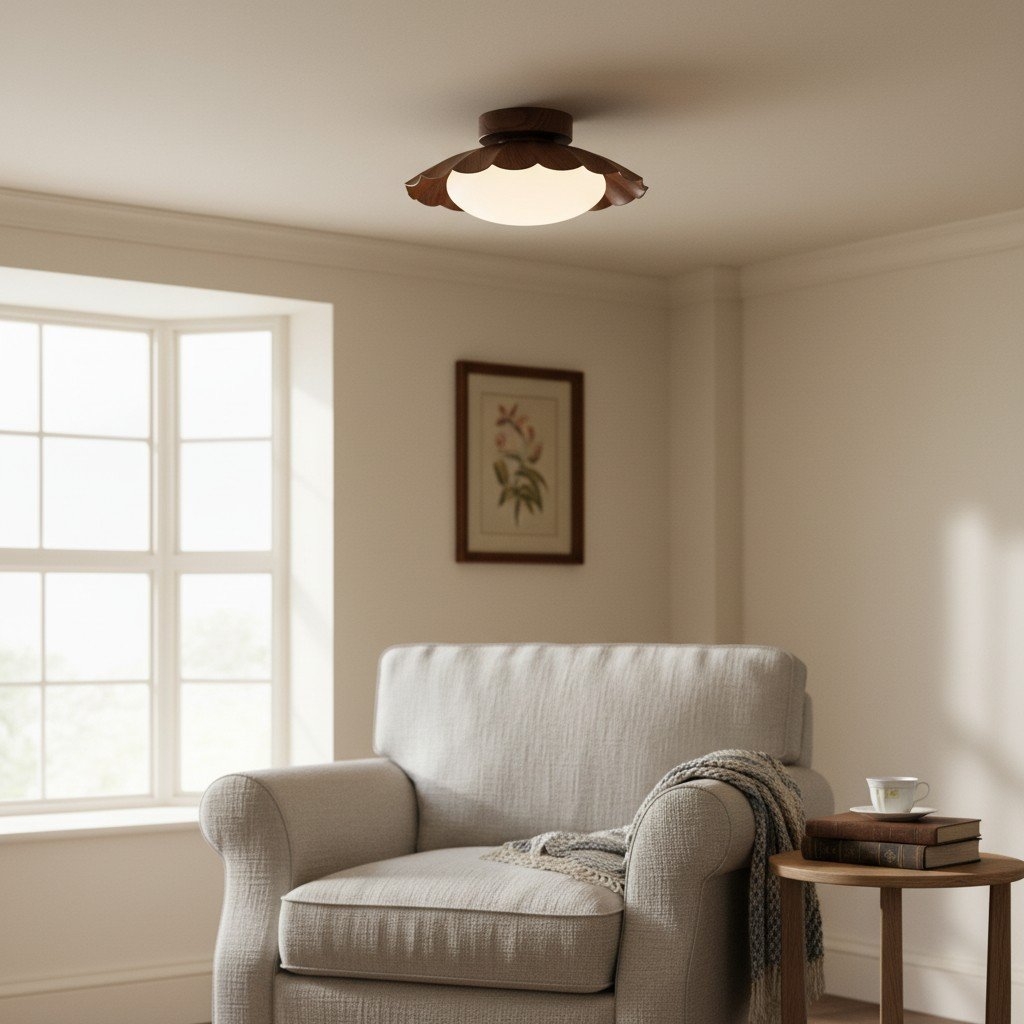 Pluvoria Modern Scalloped Clouds Ceiling Light - Minimalist Living Room Lamp T536