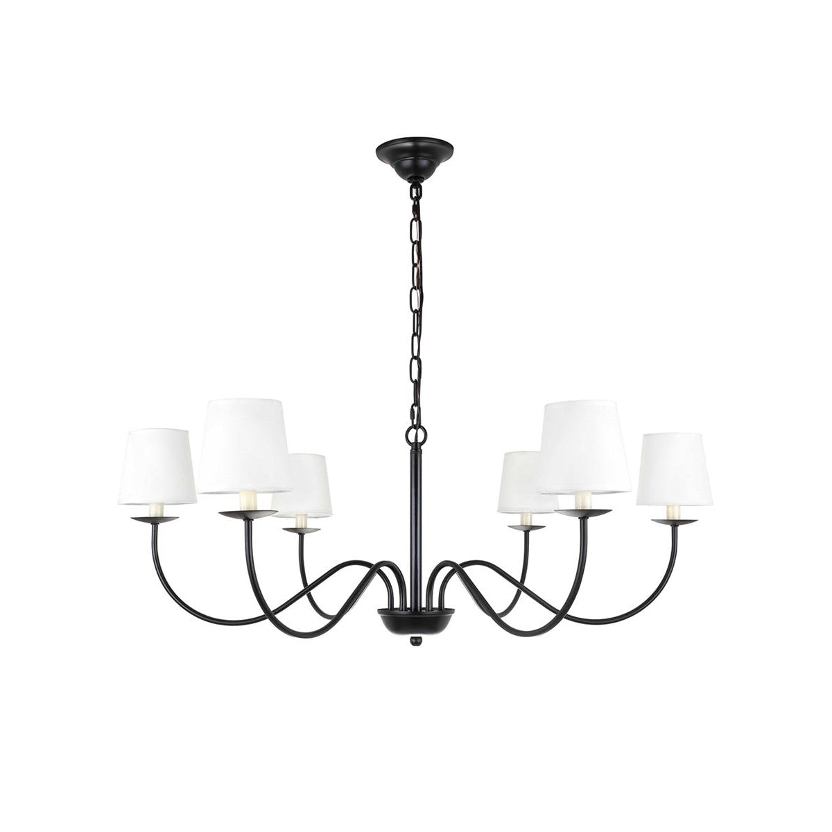 Eclipse Brass Chandelier T1736