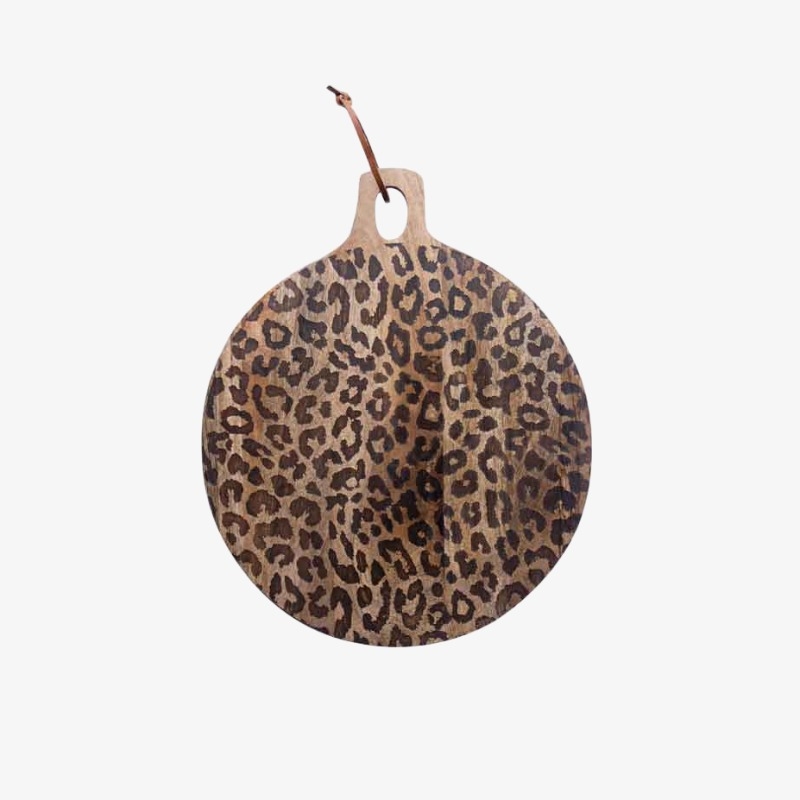 Lepwood Round and Square Leopard Board – For Entertaining Guests T1163