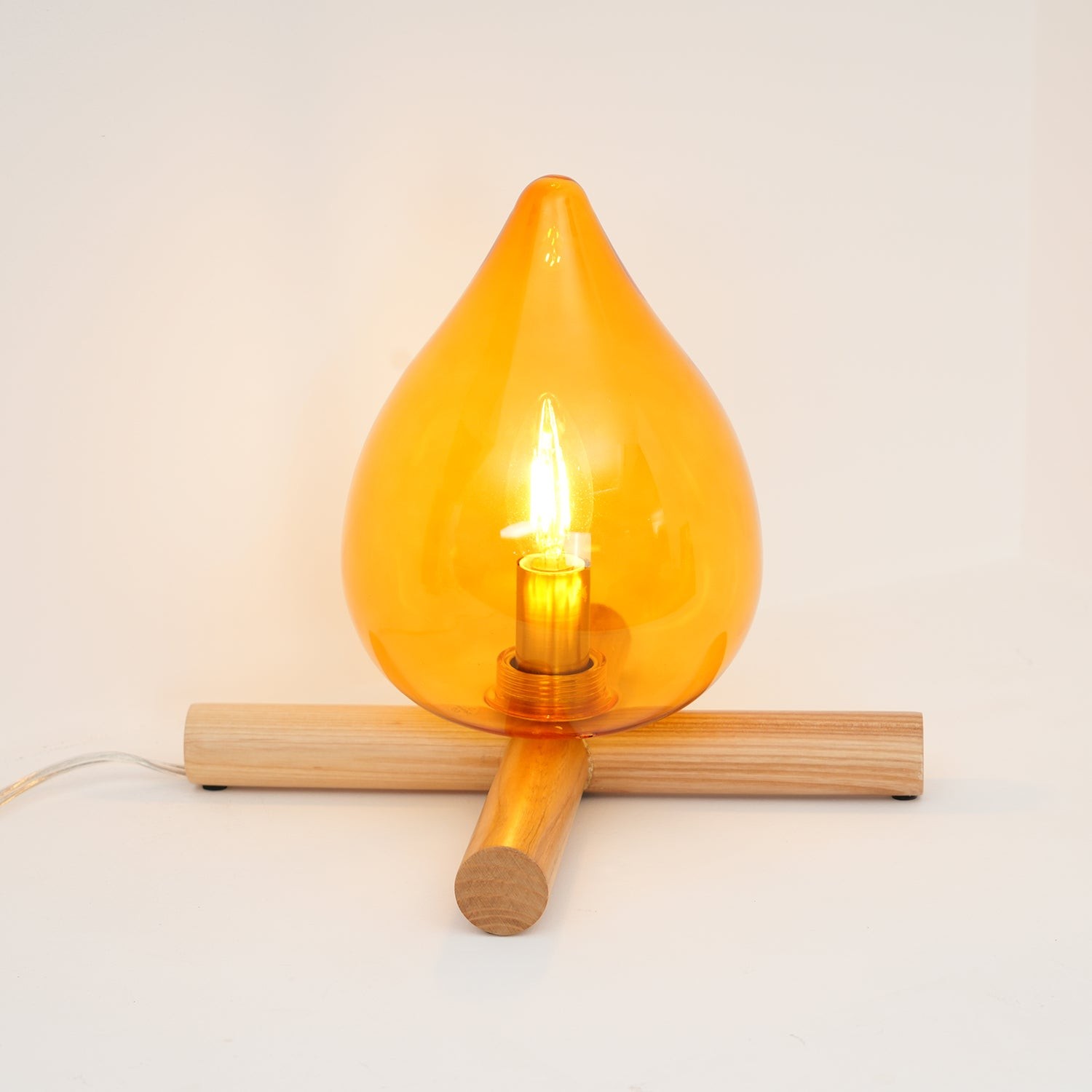 Funny Fire Shape Small Flame Table Lamp M55