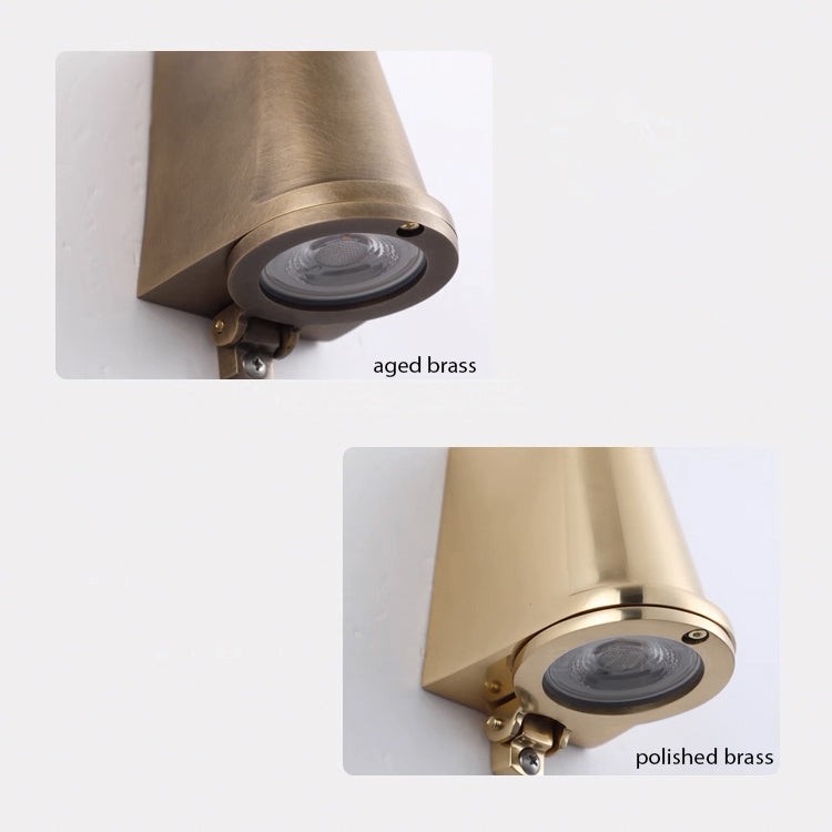 Bluebell Brass Outdoor Rain Proof Wall Light G107