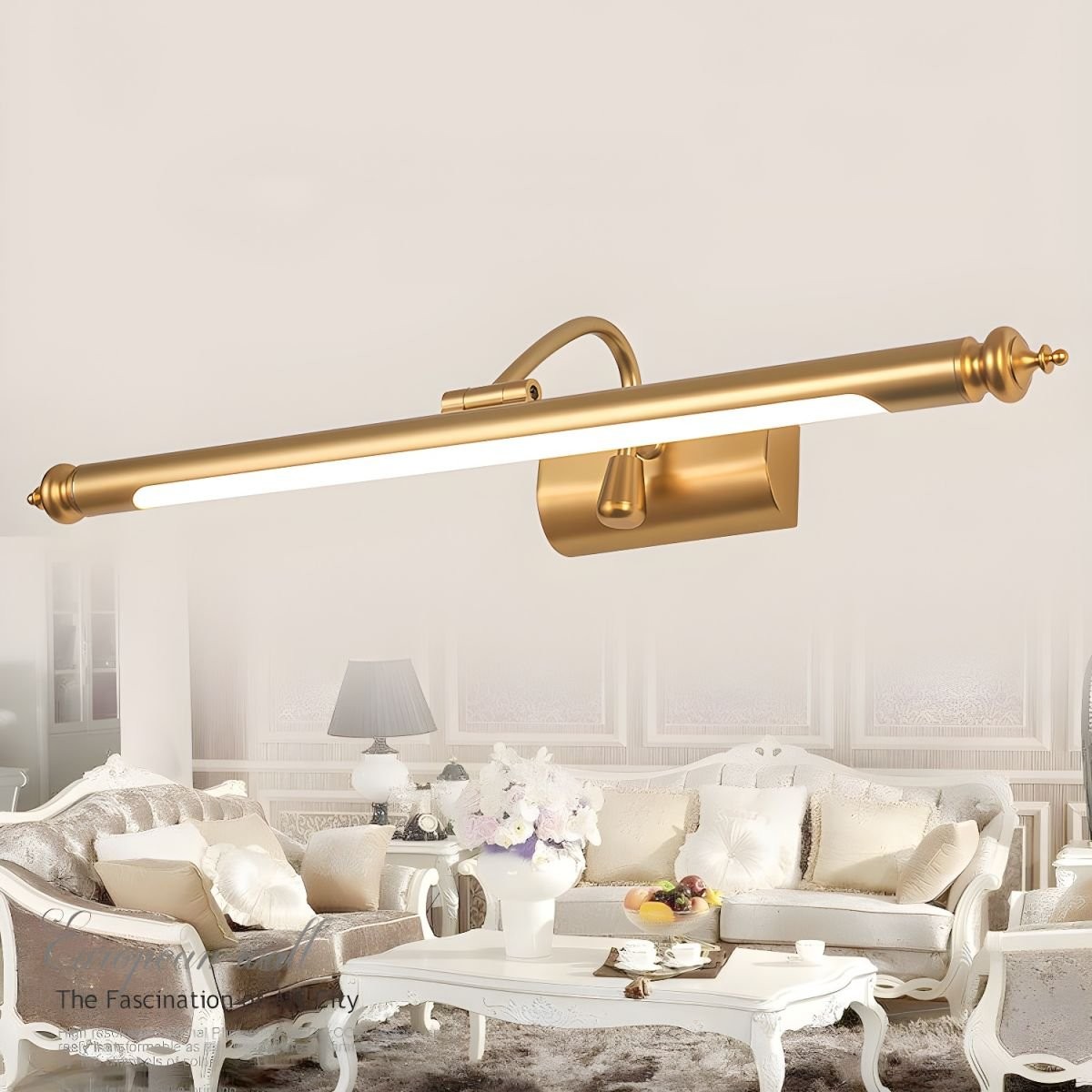 Mirror Front LED Brass Wall Lamp M556