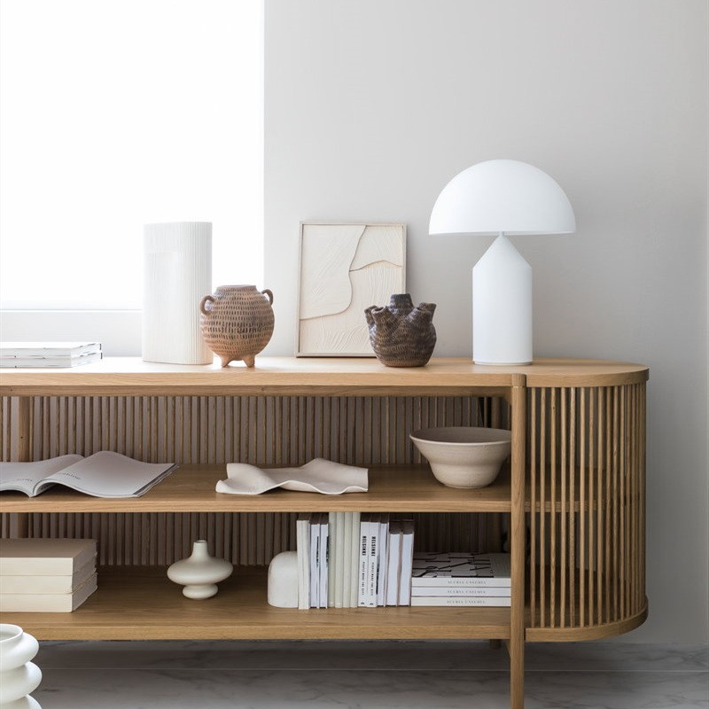 HaloVell Table Lamp Sculptural Dome - Modern Bedroom Lighting