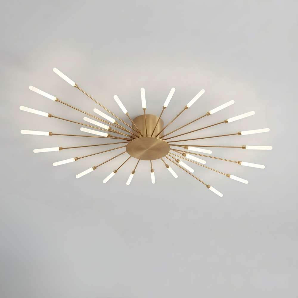 Sputnik Led Fireworks Flush Mount Ceiling Light S40