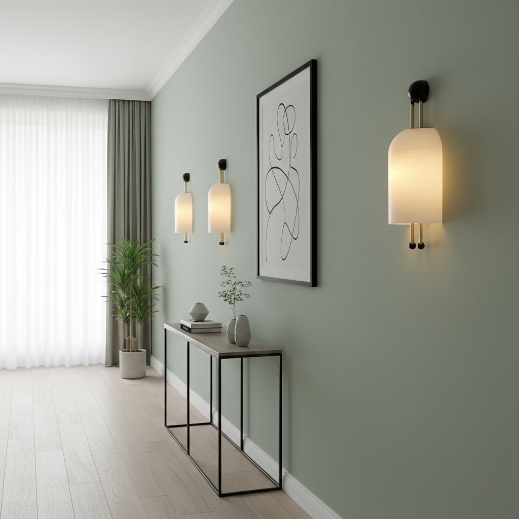 Lantern Glass Sconce T1702