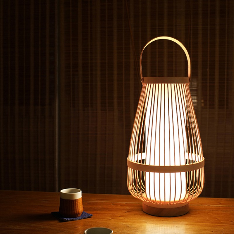 Tatami Zen Art Bedside Table Lamp