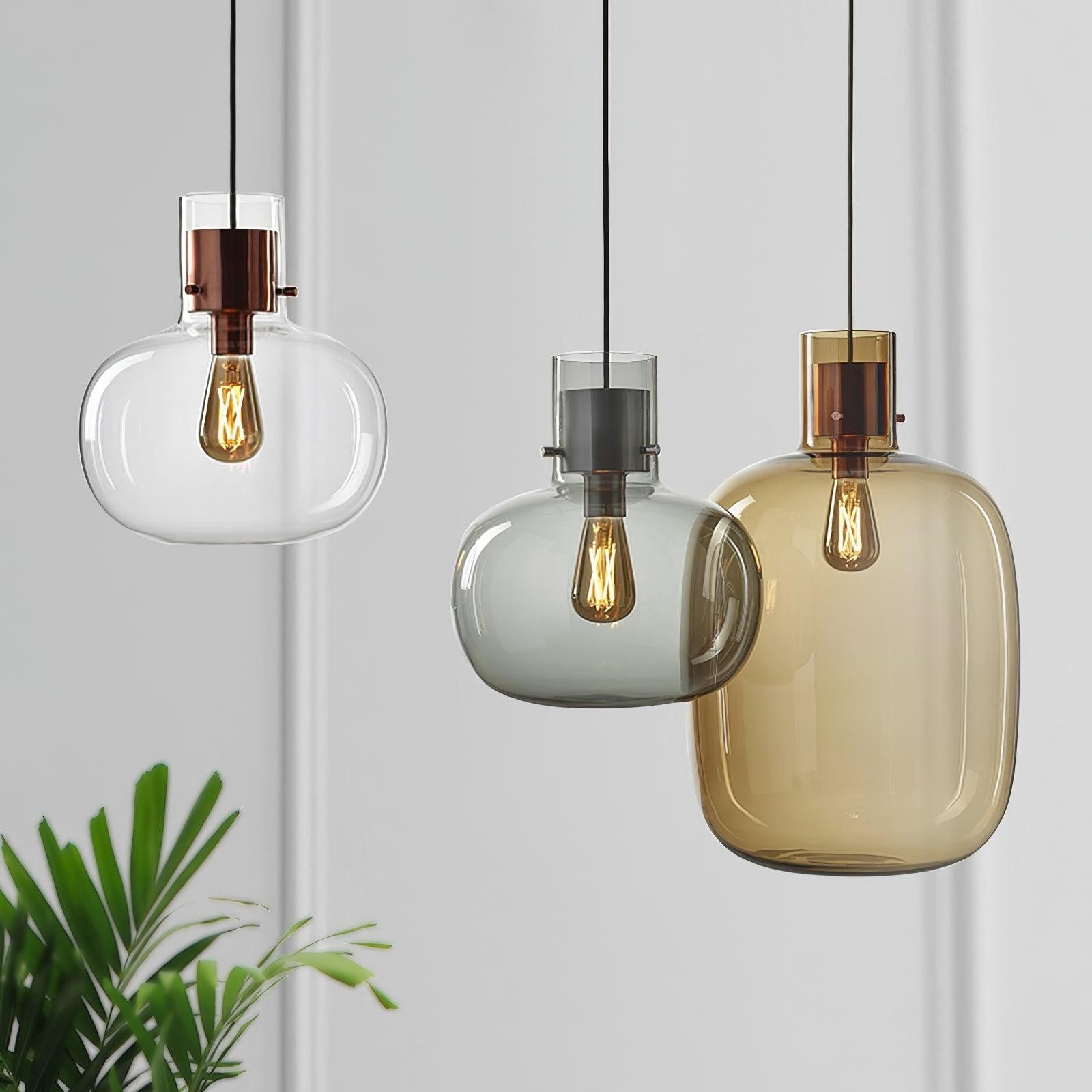 Nordic Minimalist Luxury Personality Glass Pendant Light M384