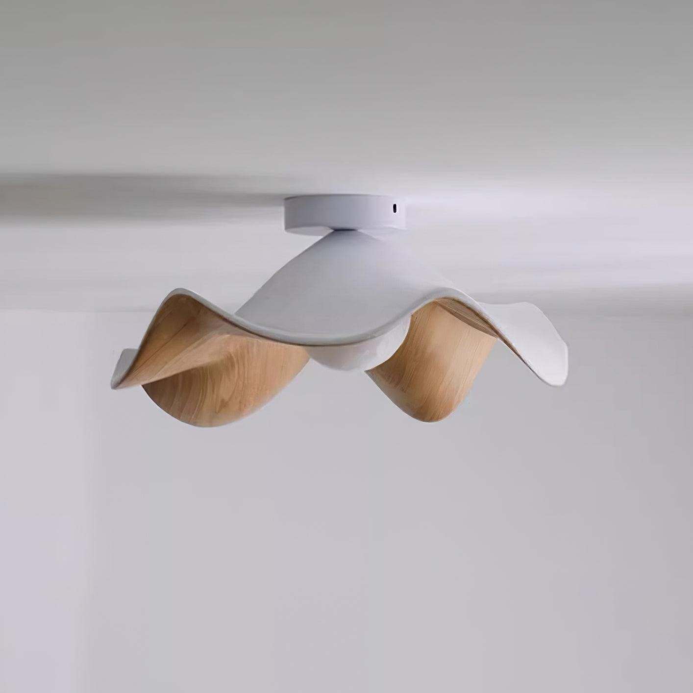 New Modern Simple Walnut Grain Ceiling Light M71